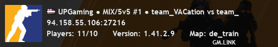 UPGaming ● MIX/5v5 #1 ● team_stew vs team_ᴄᴛᴩᴀхT3N