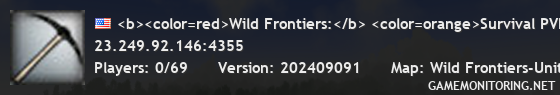 <b><color=red>Wild Frontiers:</b> <color=orange>Survival PVP/PV