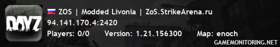 ZOS | Modded Livonia | ZoS.StrikeArena.ru