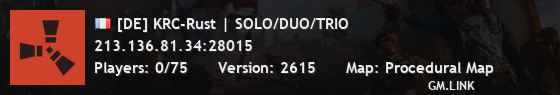 [DE] KRC-Rust | SOLO/DUO/TRIO