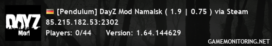 [Pendulum] DayZ Mod Namalsk ( 1.9 | 0.75 ) via Steam