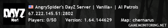 AngrySpider's DayZ Server | Vanilla+ | AI Patrols
