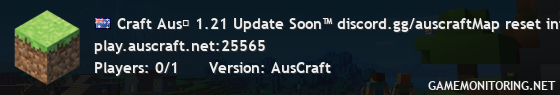 Craft Aus➲ 1.21 Update Soon™ discord.gg/auscraftMap reset info on Discord: