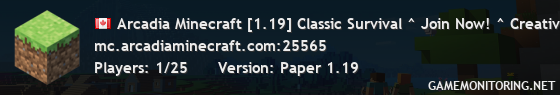 Arcadia Minecraft [1.19] Classic Survival ^ Join Now! ^ Creative Map/Plots