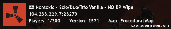 Nontoxic - Solo/Duo/Trio Vanilla - NO BP Wipe