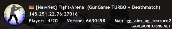 [NewNet] Fight-Arena  (GunGame TURBO + Deathmatch)