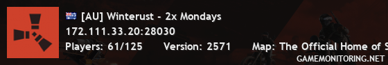 [AU] Winterust - 2x Mondays