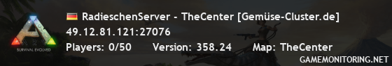 RadieschenServer - TheCenter [Gemüse-Cluster.de]