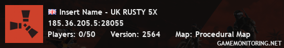 Insert Name - UK RUSTY 5X