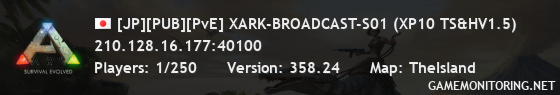 [JP][PUB][PvE] XARK-BROADCAST-S01 (XP10 TS&HV1.5)