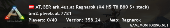 AT,GER ark.4us.at Ragnarok (X4 H5 T8 B80 S+ stack)