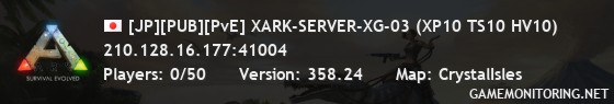 [JP][PUB][PvE] XARK-SERVER-XG-03 (XP10 TS10 HV10)