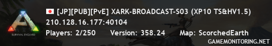 [JP][PUB][PvE] XARK-BROADCAST-S03 (XP10 TS&HV1.5)