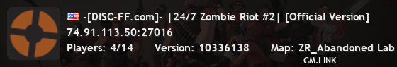 -[DISC-FF.com]- |24/7 Zombie Riot #2| [Official Version]