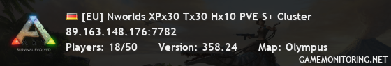 [EU] Nworlds XPx30 Tx30 Hx10 PVE S+ Cluster