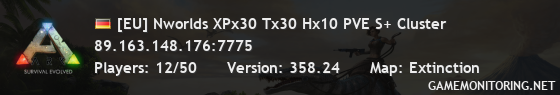 [EU] Nworlds XPx30 Tx30 Hx10 PVE S+ Cluster