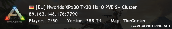 [EU] Nworlds XPx30 Tx30 Hx10 PVE S+ Cluster