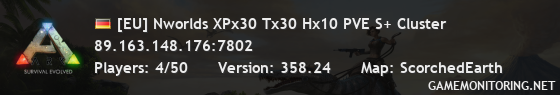 [EU] Nworlds XPx30 Tx30 Hx10 PVE S+ Cluster