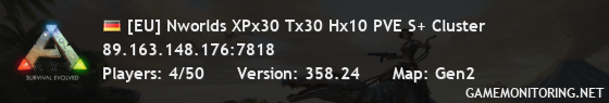 [EU] Nworlds XPx30 Tx30 Hx10 PVE S+ Cluster