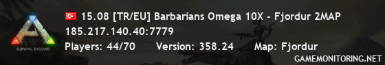 15.08 [TR/EU] Barbarians Omega 10X - Fjordur 2MAP