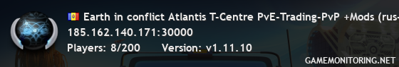 Earth in conflict Atlantis T-Centre PvE-Trading-PvP +Mods (rus-