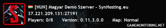 [HUN] Magyar Demo Szerver - SynHosting.eu