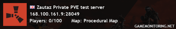 Zautaz Private PVE test server