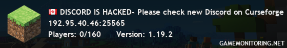 DISCORD IS HACKED- Please check new Discord on Curseforge Page