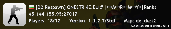 [D2 Respawn] ONESTRIKE.EU # |͇̿A͇̿R͇̿M͇̿Y̿|Ranks