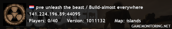 pve unleash the beast / Build-almost everywhere