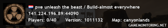 pve unleash the beast / Build-almost everywhere