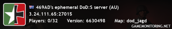 469AD's ephemeral DoD:S server (AU)