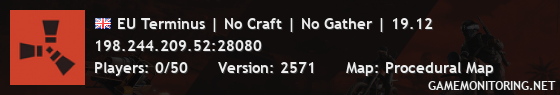 EU Terminus | No Craft | No Gather | 19.12