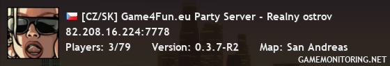 [CZ/SK] Game4Fun.eu Party Server - Realny ostrov