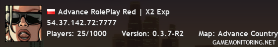 Advance RolePlay Red | X3 Exp