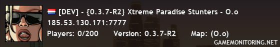[DEV] - {0.3.7-R2} Xtreme Paradise Stunters - O.o