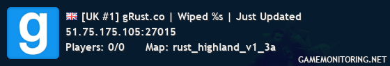 [UK #1] gRust.co | Wiped %s | Just Updated