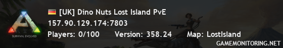 [UK] Dino Nuts Lost Island PvE