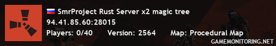 SmrProject Rust Server x2 magic tree
