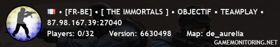 • [FR-BE] • [ THE IMMORTALS ] • OBJECTIF • TEAMPLAY •