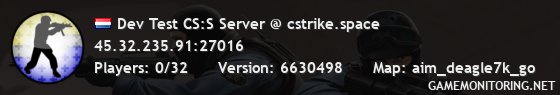 Dev Test CS:S Server @ cstrike.space