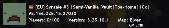 [EU] Syntale #3 |Semi-Vanilla|Vault|Tpa-Home|10x|