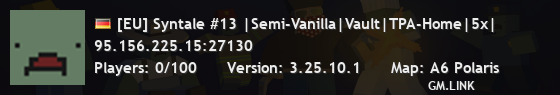 [EU] Syntale #13 |Semi-Vanilla|Vault|TPA-Home|5x|