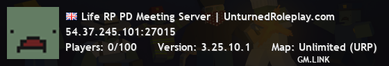 Life RP PD Meeting Server | UnturnedRoleplay.com