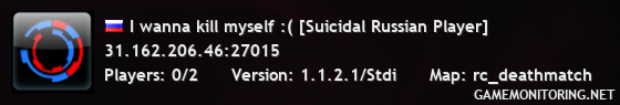 I wanna kill myself :( [Suicidal Russian Player]