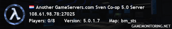 Another GameServers.com Sven Co-op 5.0 Server