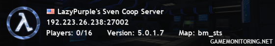 LazyPurple's Sven Coop Server
