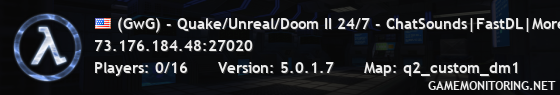 (GwG) - Quake/Unreal/Doom II 24/7 - ChatSounds|FastDL|More