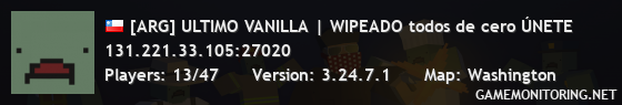 [ARG] ULTIMO VANILLA | WIPEADO todos de cero ÚNETE