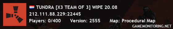 TUNDRA [X3 TEAM OF 3] WIPE 20.08